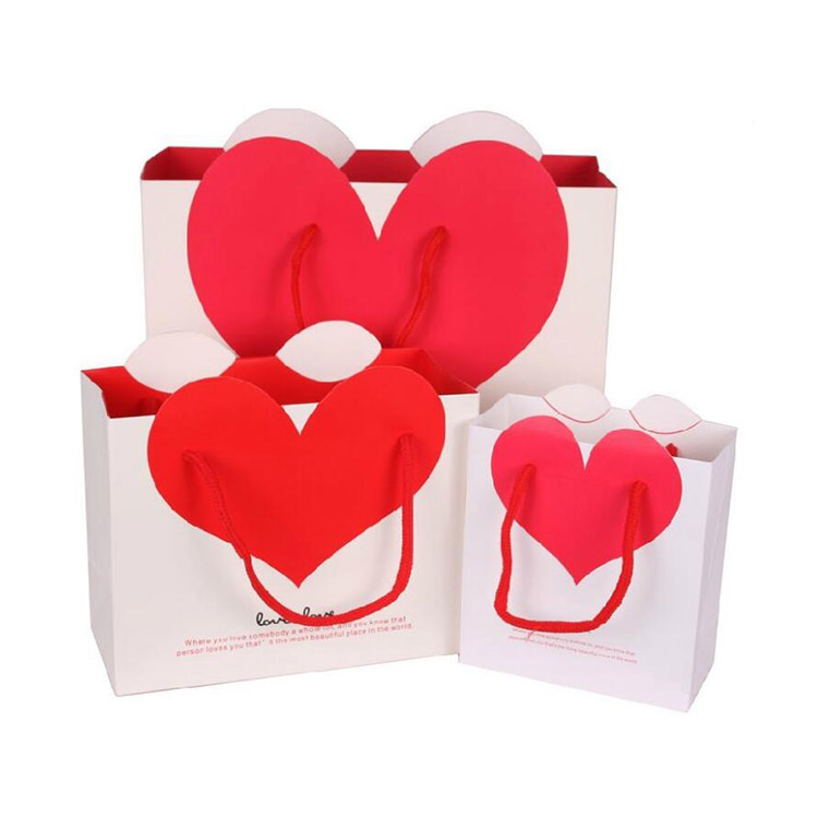 Bolsas de papel de regalo reutilizables plegables