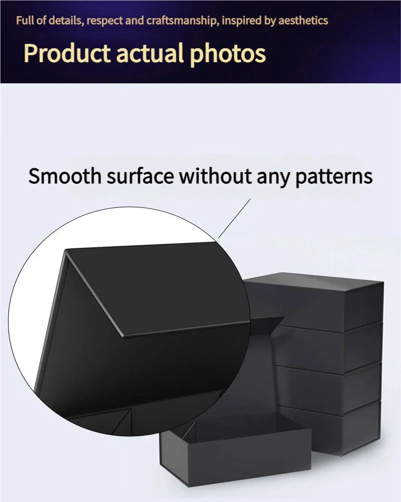 Luxury Packaging One Piece Foldable Rigid Box