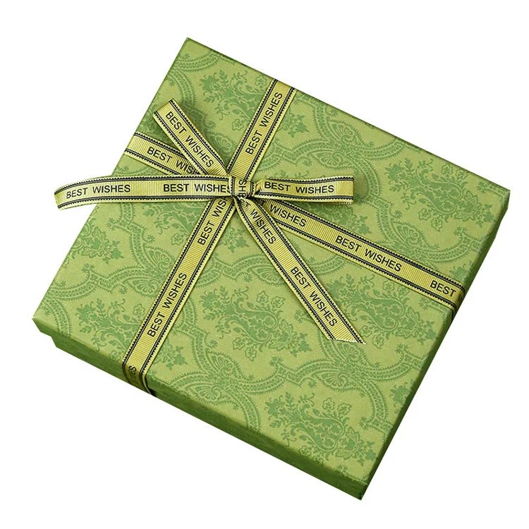 Caja de regalo de embalaje de cumpleaños de boda de Navidad de estilo vintage